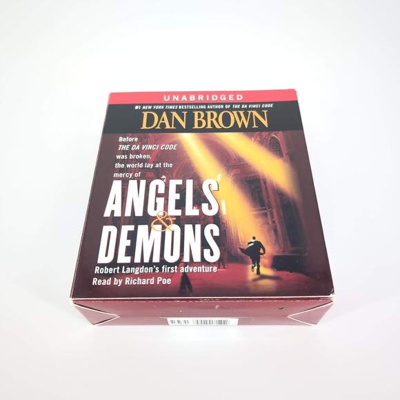 Angels & Demons MISSING ONE (1) CD 15 CDs AUDIO BOOK Novel by Dan Brown - GUC - Picture 2 of 15